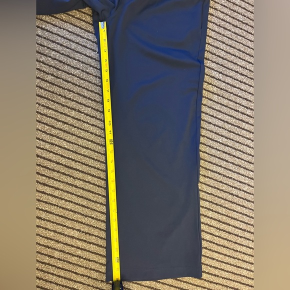 Halara Navy Wide Leg Pants Pleated Trousers Size S - Picture 5 of 10